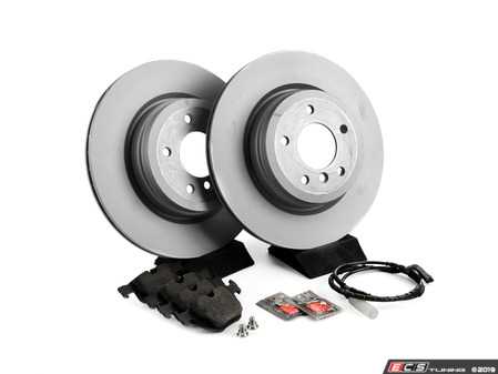 ES#2588536 - 34356789445KT1 - Rear Brake Service Kit - Featuring Zimmermann rotors and Textar pads - Assembled By ECS - 