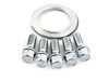ES#3706946 - 0931138 - BBS PFS Fitment Kit - VW/Audi 57.1mm - Priced Each - Includes 82mm OD to 57.1mm ID PFS ring, 82mm Retaining Clip, and BBS cone seat lug bolts - Priced Each (Per Wheel) - BBS - Audi Volkswagen
