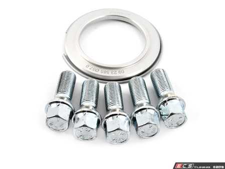 ES#3706946 - 0931138 - BBS PFS Fitment Kit - VW/Audi 57.1mm - Priced Each - Includes 82mm OD to 57.1mm ID PFS ring, 82mm Retaining Clip, and BBS cone seat lug bolts - Priced Each (Per Wheel) - BBS - Audi Volkswagen