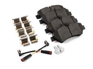 ES#3691410 - 0044206920 - Rear Brake Pad Set - Ceramic - Ceramic composite developed to meet low dust & noise requirements - Brembo - Mercedes Benz