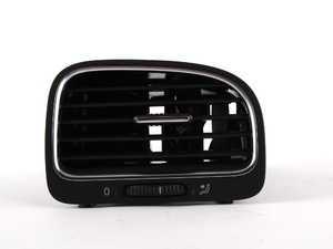 ES#1598998 - 5K0819704KVAL - Front Air Vent - Black With Chrome Trim - Give your interior a showroom look. - Genuine Volkswagen Audi - Volkswagen