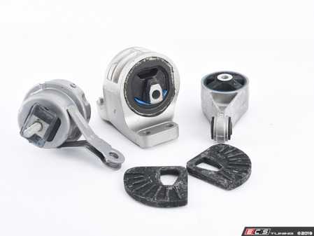 ES#2593536 - 22116756406KT4 - Drivetrain Mount Kit - Complete engine / drivetrain mount replacement kit : Automatic transmission - Cooper S/JCW - Assembled By ECS - MINI