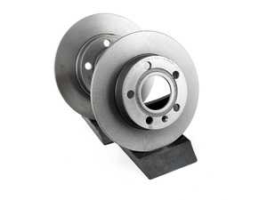 ES#3184389 - 8E0615601P - UV Coated Brake Rotors - Pair (245x10) - Features Brembo's special UV paint treatment that guarantees superior corrosion resistance. - Brembo - Audi