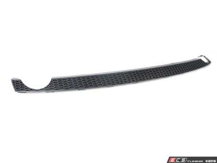 ES#2540968 - 8K0807833B01C - Rear Valance Trim - Satin Black - Rear valance trim piece for facelift S4/S-Line rear valance with dual exit, single tip setup - Genuine Volkswagen Audi - Audi