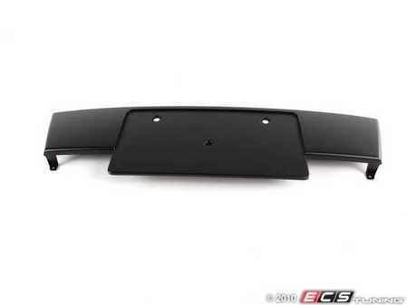 ES#1875338 - 8K0807285C3FZ - License Plate Bracket - Black - Keep a clean look and add a place for your plate - Genuine Volkswagen Audi - Audi