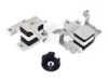 ES#4159856 - EBFI77-K7-4611 - BFI Stage 1 Engine Mount Kit - Version 1 Torque Arm (Pre 9/15 Cars)  - Billet engine transmission mounts with 70A durometer dogbone insert - Black Forest Industries - Audi Volkswagen