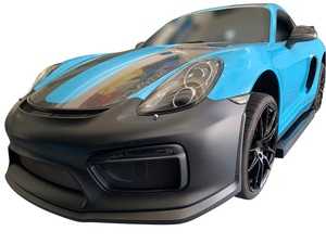 ES#3980752 - 0ECS981GT4FT - 981 Cayman/Boxster GT4 Front Bumper Conversion Kit - Completely change the look of you 981 Cayman/Boxster or Cayman S / Boxster S front bumper with this GT4 conversion kit - ECS - Porsche