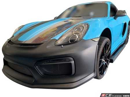 ES#3980752 - 0ECS981GT4FT - 981 Cayman/Boxster GT4 Front Bumper Conversion Kit - Completely change the look of you 981 Cayman/Boxster or Cayman S / Boxster S front bumper with this GT4 conversion kit - ECS - Porsche