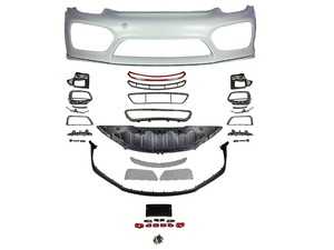 ES#3980752 - 0ECS981GT4FT - 981 Cayman/Boxster GT4 Front Bumper Conversion Kit - Completely change the look of you 981 Cayman/Boxster or Cayman S / Boxster S front bumper with this GT4 conversion kit - ECS - Porsche