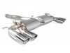 ES#3969651 - SVWS046 - Non-Resonated cat-back system - Valved With Monaco Quad tips - Built to last with 304 stainless steel and engineered for dyno-proven power gains. - Scorpion - Volkswagen