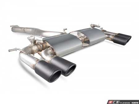 ES#3969652 - SVWS046C - Non-Resonated cat-back system - Valved With Monaco Ceramic Quad tips - Built to last with 304 stainless steel and engineered for dyno-proven power gains. - Scorpion - Volkswagen