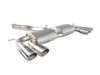 ES#3969647 - SVWS044 - Non-Resonated cat-back system - Non-Valved With Monaco Quad Tips - Built to last with 304 stainless steel and engineered for dyno-proven power gains. - Scorpion - Volkswagen