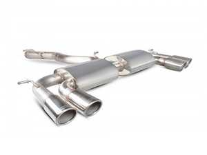 ES#3969647 - SVWS044 - Non-Resonated cat-back system - Non-Valved With Monaco Quad Tips - Built to last with 304 stainless steel and engineered for dyno-proven power gains. - Scorpion - Volkswagen
