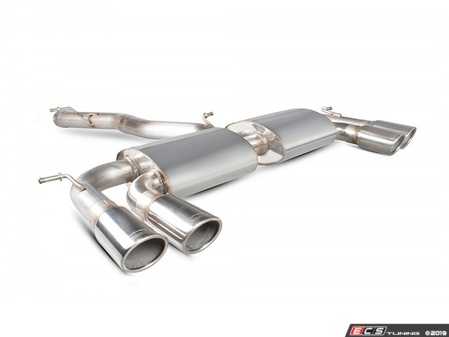 ES#3969647 - SVWS044 - Non-Resonated cat-back system - Non-Valved With Monaco Quad Tips - Built to last with 304 stainless steel and engineered for dyno-proven power gains. - Scorpion - Volkswagen