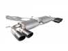 ES#3969648 - SVWS044C - Non-Resonated cat-back system - Non-Valved With Monaco Quad Ceramic Tips - Built to last with 304 stainless steel and engineered for dyno-proven power gains. - Scorpion - Volkswagen