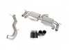 ES#3969648 - SVWS044C - Non-Resonated cat-back system - Non-Valved With Monaco Quad Ceramic Tips - Built to last with 304 stainless steel and engineered for dyno-proven power gains. - Scorpion - Volkswagen