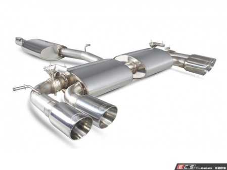 ES#3969601 - SVW046D - Resonated cat-back system - Valved With Daytona twin tips - Built to last with 304 stainless steel and engineered for dyno-proven power gains. - Scorpion - Volkswagen