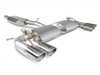 ES#3969599 - SVW046 - Resonated cat-back system - Valved With Monaco Quad tips - Built to last with 304 stainless steel and engineered for dyno-proven power gains. - Scorpion - Volkswagen