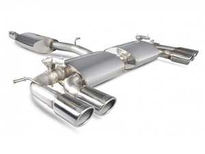 ES#3969599 - SVW046 - Resonated cat-back system - Valved With Monaco Quad tips - Built to last with 304 stainless steel and engineered for dyno-proven power gains. - Scorpion - Volkswagen