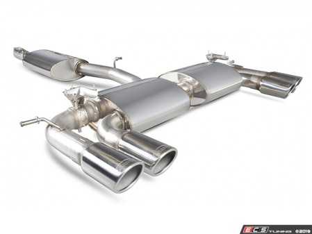 ES#3969599 - SVW046 - Resonated cat-back system - Valved With Monaco Quad tips - Built to last with 304 stainless steel and engineered for dyno-proven power gains. - Scorpion - Volkswagen
