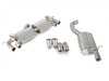 ES#3969599 - SVW046 - Resonated cat-back system - Valved With Monaco Quad tips - Built to last with 304 stainless steel and engineered for dyno-proven power gains. - Scorpion - Volkswagen