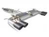 ES#3969600 - SVW046C - Resonated cat-back system - Valved With Monaco Quad Ceramic tips - Built to last with 304 stainless steel and engineered for dyno-proven power gains. - Scorpion - Volkswagen