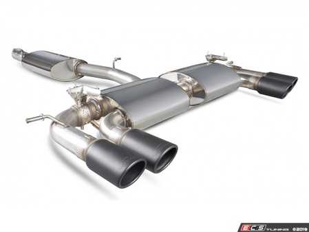 ES#3969600 - SVW046C - Resonated cat-back system - Valved With Monaco Quad Ceramic tips - Built to last with 304 stainless steel and engineered for dyno-proven power gains. - Scorpion - Volkswagen