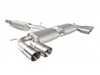 ES#3969597 - SVW044D - Resonated cat-back system - Non-Valved With Daytona Twin tips - Built to last with 304 stainless steel and engineered for dyno-proven power gains. - Scorpion - Volkswagen
