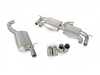 ES#3969597 - SVW044D - Resonated cat-back system - Non-Valved With Daytona Twin tips - Built to last with 304 stainless steel and engineered for dyno-proven power gains. - Scorpion - Volkswagen