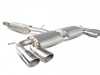 ES#3969595 - SVW044 - Resonated cat-back system - Non-Valved With Monaco Quad tips - Built to last with 304 stainless steel and engineered for dyno-proven power gains. - Scorpion - Volkswagen