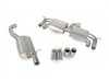 ES#3969595 - SVW044 - Resonated cat-back system - Non-Valved With Monaco Quad tips - Built to last with 304 stainless steel and engineered for dyno-proven power gains. - Scorpion - Volkswagen