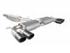 ES#3969596 - SVW044C - Resonated cat-back system - Non-Valved With Monaco Ceramic Quad tips - Built to last with 304 stainless steel and engineered for dyno-proven power gains. - Scorpion - Volkswagen