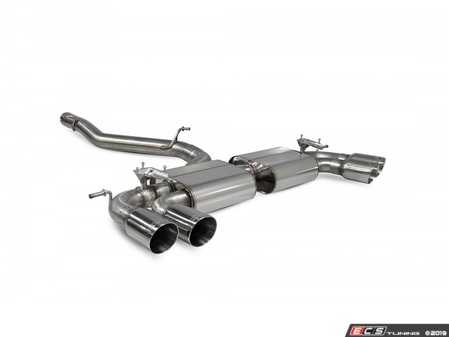 ES#3969666 - SVWS054D - Non-resonated cat-back system - Valved with Daytona Quad Tips - Built to last with 304 stainless steel and engineered for dyno-proven power gains. - Scorpion - Volkswagen