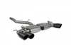 ES#3969667 - SVWS054DC - Non-resonated cat-back system - Valved with Daytona Ceramic Quad Tips - Built to last with 304 stainless steel and engineered for dyno-proven power gains. - Scorpion - Volkswagen