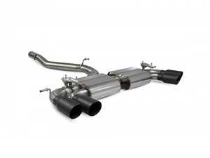 ES#3969667 - SVWS054DC - Non-resonated cat-back system - Valved with Daytona Ceramic Quad Tips - Built to last with 304 stainless steel and engineered for dyno-proven power gains. - Scorpion - Volkswagen