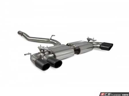 ES#3969665 - SVWS054C - Non-resonated cat-back system - Valved with Monaco Quad Ceramic Tips - Built to last with 304 stainless steel and engineered for dyno-proven power gains. - Scorpion - Volkswagen