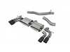ES#3969665 - SVWS054C - Non-resonated cat-back system - Valved with Monaco Quad Ceramic Tips - Built to last with 304 stainless steel and engineered for dyno-proven power gains. - Scorpion - Volkswagen