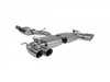 ES#3969612 - SVW054D - resonated cat-back system - Valved with Daytona Quad Tips - Built to last with 304 stainless steel and engineered for dyno-proven power gains. - Scorpion - Volkswagen