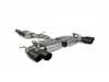 ES#3969613 - SVW054DC - resonated cat-back system - Valved with Daytona Quad Ceramic Tips - Built to last with 304 stainless steel and engineered for dyno-proven power gains. - Scorpion - Volkswagen