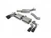 ES#3969611 - SVW054C - resonated cat-back system - Valved with Monaco Quad Ceramic Tips - Built to last with 304 stainless steel and engineered for dyno-proven power gains. - Scorpion - Volkswagen