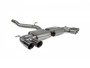 ES#3969670 - SVWS055D - Non-Resonated cat-back system - Non-Valved with Daytona Quad tips - Built to last with 304 stainless steel and engineered for dyno-proven power gains. - Scorpion - Volkswagen
