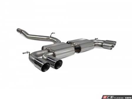 ES#3969670 - SVWS055D - Non-Resonated cat-back system - Non-Valved with Daytona Quad tips - Built to last with 304 stainless steel and engineered for dyno-proven power gains. - Scorpion - Volkswagen