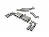 ES#3969616 - SVW055D - Resonated cat-back system - Non-Valved with Daytona Quad tips - Built to last with 304 stainless steel and engineered for dyno-proven power gains. - Scorpion - Volkswagen
