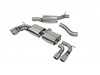 ES#3969614 - SVW055 - Resonated cat-back system - Non-Valved with Monaco Quad tips - Built to last with 304 stainless steel and engineered for dyno-proven power gains. - Scorpion - Volkswagen