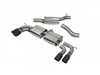 ES#3969615 - SVW055C - Resonated cat-back system - Non-Valved with Daytona Quad Ceramic tips - Built to last with 304 stainless steel and engineered for dyno-proven power gains. - Scorpion - Volkswagen