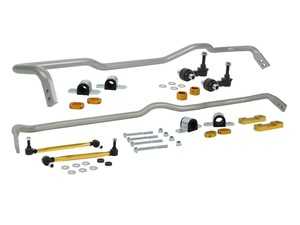 ES#4635671 - bwk019KT - Complete Sway Bar Vehicle Kit - Complete kit includes 26mm front sway bar, 24mm rear sway bar, high-quality end links, and mounting hardware - Activate More Grip! - Whiteline - Audi Volkswagen