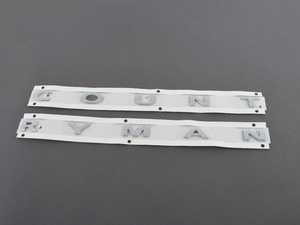 ES#3193782 - 51147421909 - "COUNTRYMAN" Model Lettering For Countryman - Chrome - Mounts to the trunk lid Used as an upgrade - Genuine MINI - MINI