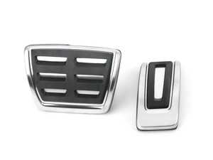 ES#2727432 - 5G1064205 - Stainless Pedal Set - Automatic Transmission - Add just the right touch of sportiness - Genuine Volkswagen Audi - Audi Volkswagen