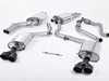 ES#2827529 - SSXAU412 - Cat-Back Exhaust System - Resonated - 2.37" stainless steel with quad 100mm black Cerakote tips - Milltek Sport - Audi