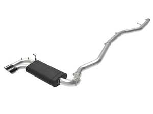 ES#3981050 - 49-36345-B - AFE MACH Force-Xp Stainless Steel Cat-Back Exhaust System - Black Tips - F22/23 228i N20 - AFE - BMW